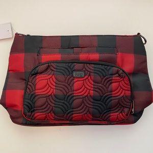 Lug Samba XL in Buffalo Check Red - Brand New with Tags